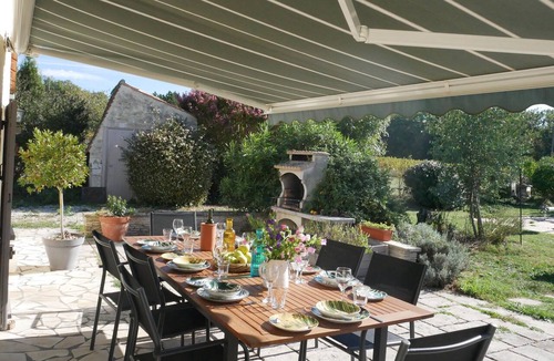 Saint-Quentin-de-Caplong House | Charming farmhouse with exclusive pool, enclosed garden and beautiful views