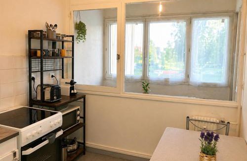 Ronchin Apartment | Charmant T2 lumineux avec balcon & espace bureau - proche Lille et Stade Pierre Mauroy