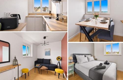 Binic-Etables-sur-Mer Apartment | Charmant T2, vue mer & accès plage