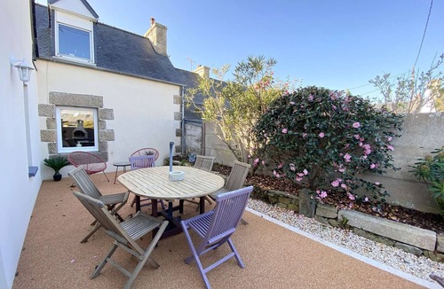 Pleumeur-Bodou House | Charming Beachside House with Garden, Terrace, and Free WIFI on Ile Grande