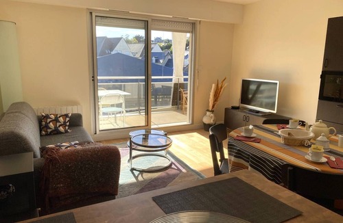 Saint-Cast-le-Guildo Apartment | Charming one-bedroom apartment with Wi-Fi in the resort center