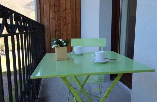 Bagneres-de-Luchon Apartment | Charming T2 with Balcony, Parking & WiFi near Casino Park in Luchon