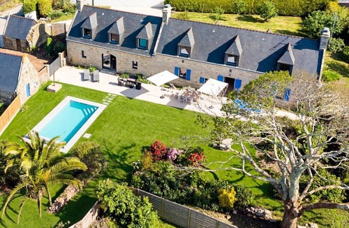 Combrit Villa | Charming villa with heated pool Sainte-Marine - Village and beaches on foot
