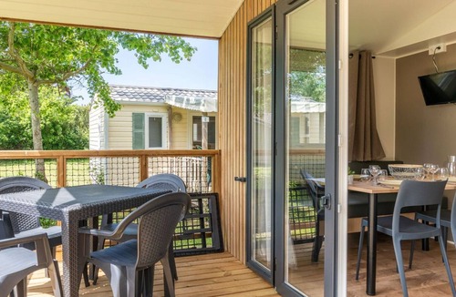 Treguennec House | Comfortable mobile home with terrace in Tréguennec