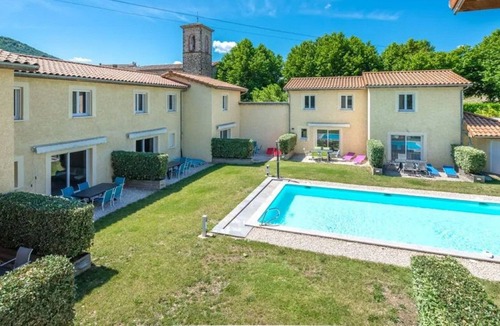 Gagnieres House | Comfortable villa with shared pool on a private domain
