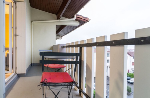 Dax Apartment | Cosy studio with balcony - Unobstructed view over the roofs of Dax