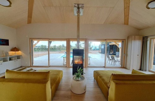 La Pacaudiere Cottage | Cozy Lodge in Vivans with Pool and Spa, Pets Allowed