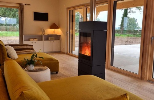 La Pacaudiere Cottage | Cozy Lodge in Vivans with Pool and Spa, Pets Allowed