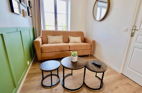 Carentan Apartment | D-DAY SUITES - carentanlocation.fr: LIBERTY Downtown/4 people/2 min from the train station