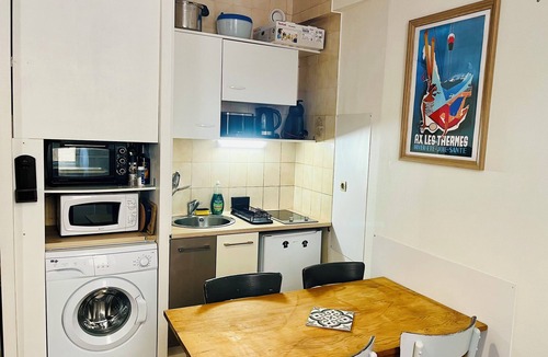 Ax-les-Thermes Apartment | Downtown Ax-les-Thermes close to cable cars and thermal baths