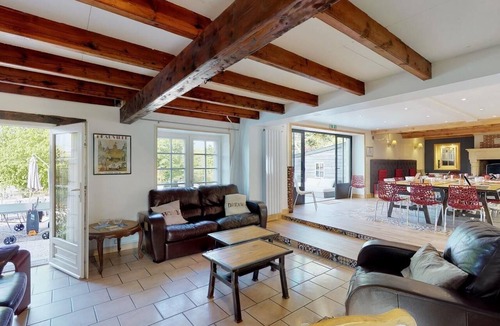 Tamerville Cottage | Duckfly 15 people : jacuzzi sauna, billard, 15min sea