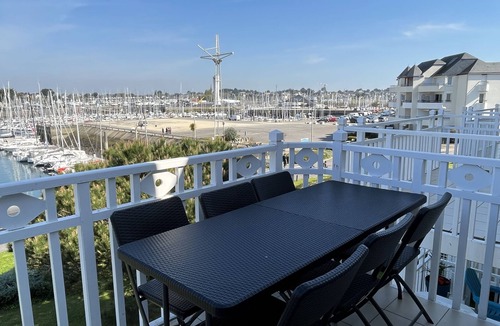 Arzon Apartment | Duplex 6 pers Port du Crouesty - terrace, port and sea view. Rated 3 *
