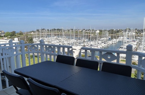 Arzon Apartment | Duplex 6 pers Port du Crouesty - terrace, port and sea view. Rated 3 *