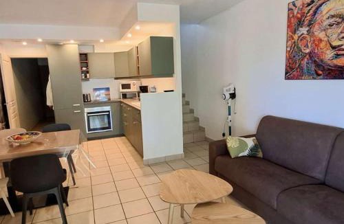 Les Hauts de Canet Apartment | Duplex T3 climatisé avec WiFi et parking à Canet-en-Roussillon - FR-1-696-85