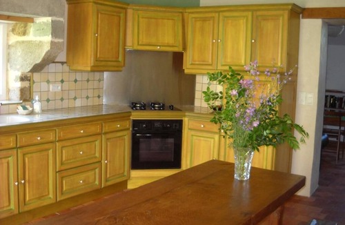 Saint-Germain-de-Coulamer Cottage | Enjoy your heated pool at La Bellazière with family and friends!