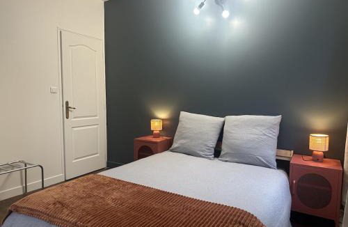 Bourges Apartment | Ensemble Privatif - T3 et T4 - 190m2 - 10 pers - Cour et Parking - Hypercentre