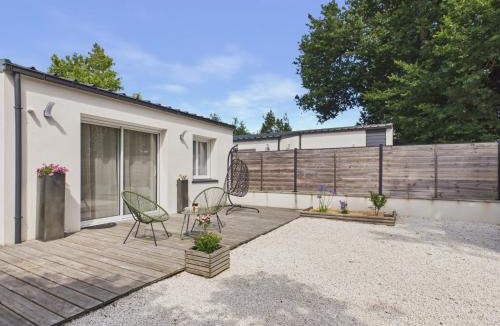 Le Tour-du-Parc House | Entre Golfe et océan, maison avec jardin pour 4