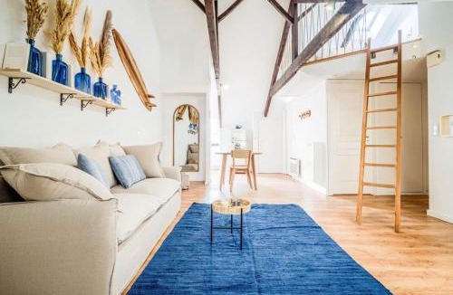 Quimperle Apartment | Esprit Surf en Centre-Ville Studio Mezzanine