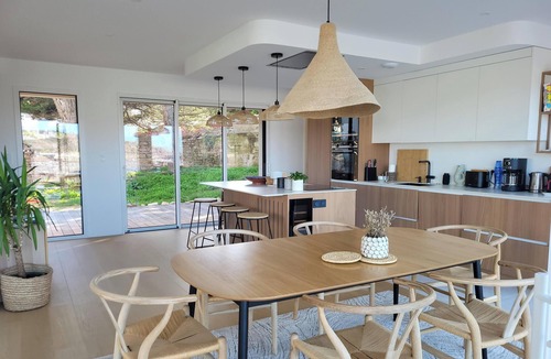 Erquy Villa | Exceptional villa with panoramic sea view, heated pool, beach 100m away on foot.