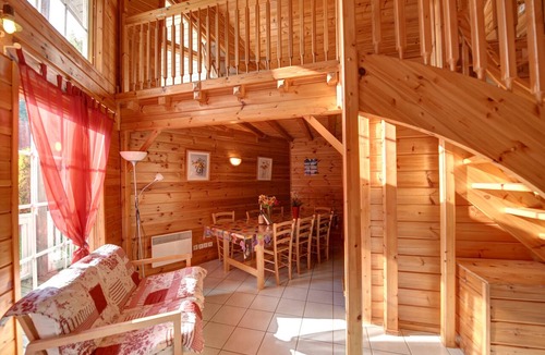 Chaux-des-Crotenay Ski Chalet | .finnish chalet with sauna entrance to haut jura nature park, open countryside