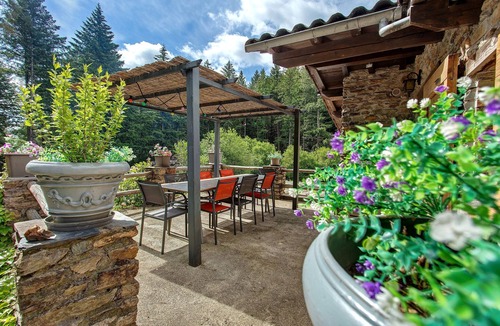Saumane Apartment | First Floor: "Le Mont Lozère" Room 20 m² with Private Terrace