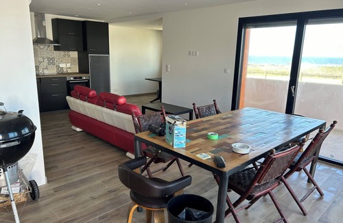 Le Fort Bloque Apartment | Fort Joyeux Rdc vue Directe mer Avec Terrasse