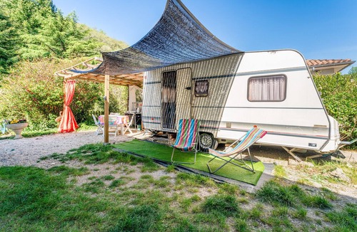 Saint-Sebastien-d'Aigrefeuille House | Caravan for 2 near Anduze at Clos du Cèdre