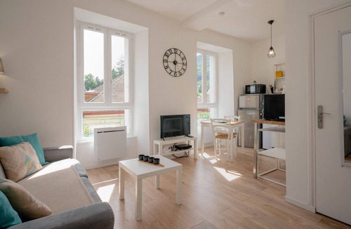 Allevard Apartment | Furnished Studio Opposite the Thermal Baths with Wi-Fi
