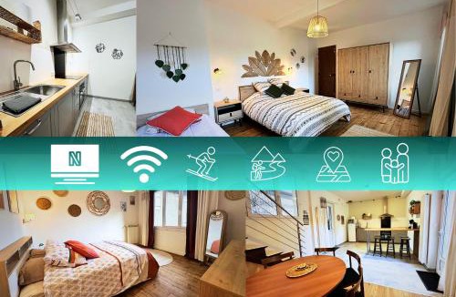 Izeste Apartment | Gîte 3 étoiles, "le Zoum", 6 pers, Izeste, Vallée d'Ossau