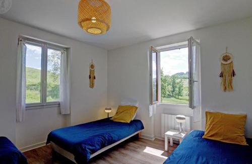 Belmont-de-la-Loire House | Gîte campagnard moderne avec animaux admis, terrasse et internet - FR-1-496-304