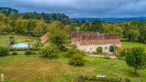 Saint-Cirq-Souillaguet House | Gîte de l'Ane Papillon-3 chb- piscine-jardin