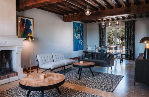 Saint-Lactencin House | Gîte du Château avec tennis et piscine - 14 pers. - FR-1-591-797