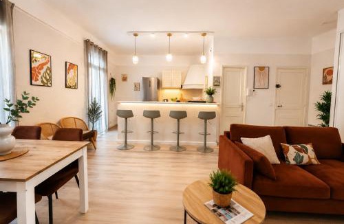 La Gare Apartment | Gare - Spacieux T2 avec Clim Balcon Wifi