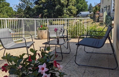 Saint-Jory-de-Chalais House | Gîte 'Le Bûcher' – Authentic Charm with Terrace, Balcony & Shared Garden in Natural Setting