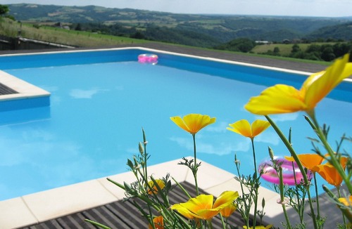 Saint-Andre-de-Najac Other | Gite Le Combal - Beautiful Farmhouse Near Najac, Panoramic Views, Heated Pool.