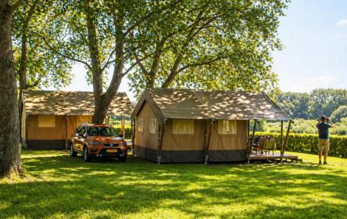 Cronat House | Glamping Les Arbres, Luxe Safaritent met zwembad