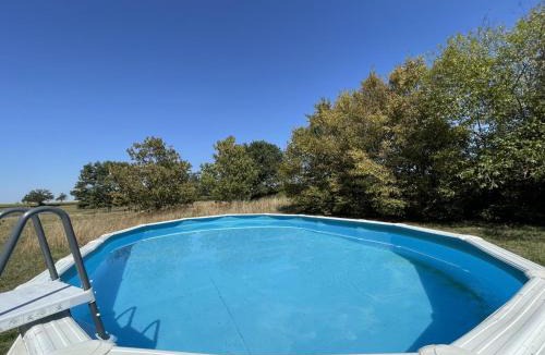 Chappes House | Grande ferme avec piscine privée et animaux acceptés à Chappes - FR-1-489-90