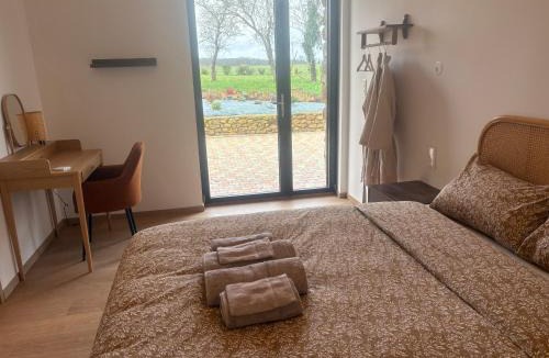 Asnieres sur Vegre House | Grange rustique rénovée au cœur de la campagne sarthoise - FR-1-410-489
