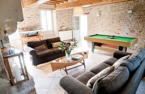 Isigny-sur-Mer Cottage | Great Ancient Renovated with fireplace and billiards
