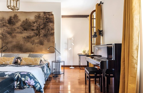Saint-Barthelemy Bed & Breakfast | Guest Room “La Felicita - Piano” with Shared Terrace & Garden, Wi-Fi