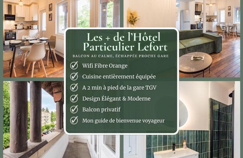 Guingamp Apartment | Hôtel Lefort - Le Balcon Céleste - proche gare et centre à pied