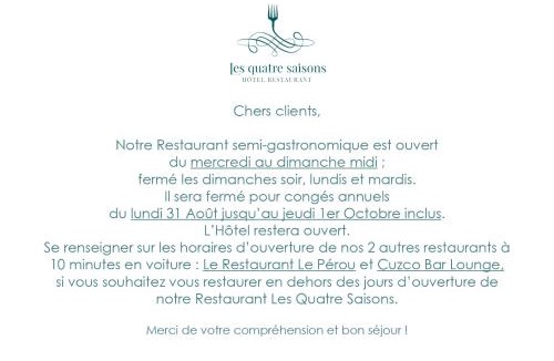 Dullin Hotel | Hôtel Les Quatre Saisons