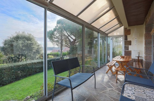 Locquirec House | Holiday Home 'Les Camelias' with Sea View, Private Terrace and Balcony
