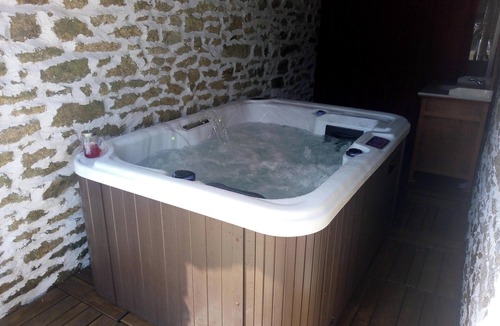 Plougonven House | Homerez - Spacious House in Plougonven with Hot Tubs and Garden