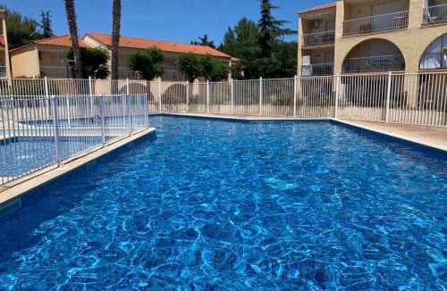 Les Hauts de Canet Apartment | JolieT2 ,RDC,piscine,clim,parking,tennis ,Canet en Roussillon
