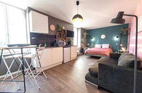 Rive-de-Gier Apartment | KASA LOUNGE - Climatisation - Au calme