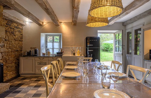 Pluvigner House | KERJOSEPH charming longère near Auray, Carnac and Erdeven, heated swimming pool