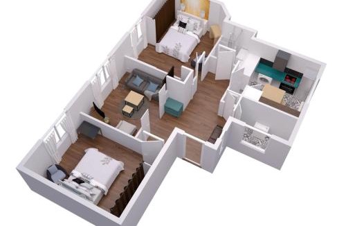 Lorient Apartment | L'Aparté HYPER CENTRE LUMINEUX