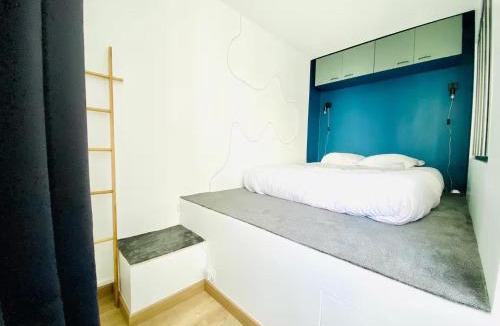 Quartier des Eaux-Claires Apartment | L'Écrin - 2 Bedrooms - Large free parking & Close to Tram