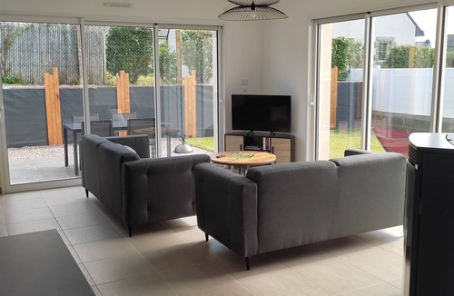 Pleherel-Plage-Vieux-Bourg House | "l'emeraude 2" Maison Neuve 2/4 Pers, Plain-pied, Wifi, Plage à 10 min à Pieds